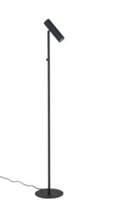 Stehleuchte PARIS Schwarz Höhe 150 cm modernes Design dimmbare Stehlampe für Wohnzimmer und Büro