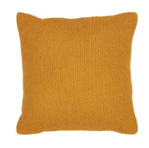 Kissen SANTOS Ocker in der Größe 45x45 cm für gemütliche Wohnraumdekoration