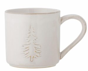 Weihnachtstasse Tanne mit festlichem Tannendesign und rotem Henkel für gemütliche Winter- und Weihnachtsmomente