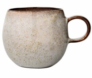 Becher Sandrine Braun aus Keramik mit modernem, braunem Design und hochwertiger Verarbeitung