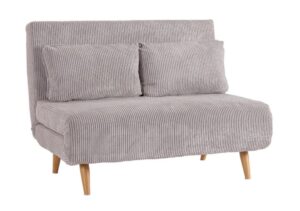 Sofabett WALKER 2PL in Taupe Farbe mit den Maßen Länge 120 cm, Breite 83 cm und Höhe 88 cm modern und platzsparend