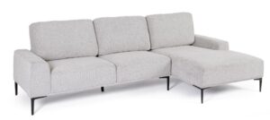 Sofa Washington Hellgrau modernes Design L 260 x B 78 / 135 komfortables Wohnzimmermöbel
