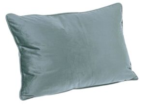 Kissen aus grünem Samt mit Wasser-Motiv in der Größe 60x40 cm