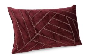 Kissen Love Bordeaux 50x30 weich und dekorativ für Wohnzimmer und Schlafzimmer