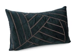 Kissen Love Grün in der Größe 50x30 cm, dekoratives weiches Sofakissen in grüner Farbe