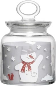 Glas Dose FROSTY transparente Vorratsdose aus Glas mit luftdichtem Deckel ideal zur Aufbewahrung von Lebensmitteln