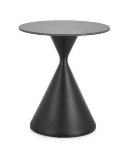 Moderner Couchtisch Joona D50 in elegantem Schwarz mit minimalistischer Gestaltung und robustem Holzmaterial für das Wohnzimmer