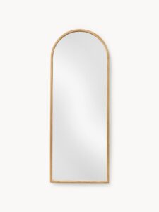 Ganzkörperspiegel mit stabilem Eichenholzrahmen in den Maßen Höhe 170 cm und Breite 65 cm für stilvolle Wohnraumdekoration