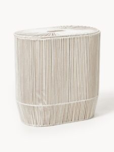 Handgewebter Doppel-Wäschekorb Gabe aus robustem Seil für praktische Wäscheaufbewahrung