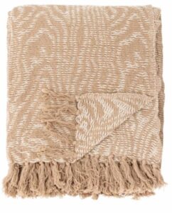 Decke Okapi Braun 160x130 gemütliche warme Kuscheldecke aus weichem Material