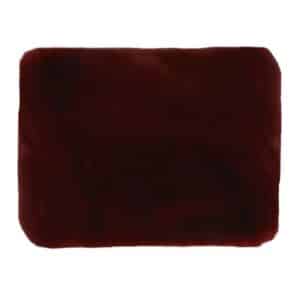 Flauschige Tagesdecke in Dunkelrot Größe 120 x 160 cm weich und gemütlich für Wohnzimmer und Schlafzimmer