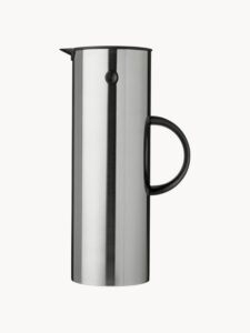 Isolierkanne EM77 aus Edelstahl mit 1 Liter Fassungsvermögen für heiße und kalte Getränke