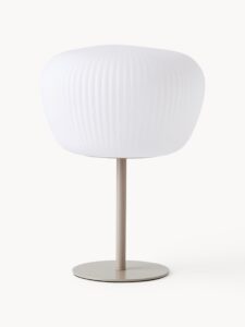 Mobile Outdoor Tischlampe dimmbar für Garten und Terrasse mit einstellbarer Helligkeit