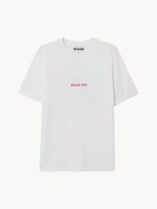 Organisches Unisex-T-Shirt Vita aus nachhaltiger Baumwolle in Weiß