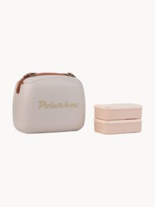 Reise-Kühler und 2 Lunchboxen Polarbox Pearl Gold für unterwegs nachhaltige Kühlung und Aufbewahrung von Lebensmitteln