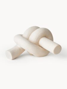 Handgemachtes Deko-Objekt Nodo aus natürlichen Materialien für stilvolle Wohnraumgestaltung