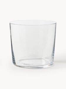 Filigrane Trinkgläser Gio Set mit 5 Stück aus klarem Glas für stilvolles Trinken