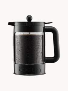 Cold-Brew-Kaffeepresse Bean aus hochwertigem Glas mit robustem Edelstahlfilter für aromatischen Kaltkaffee zu Hause