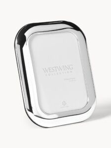 Bilderrahmen aus hochwertigem Chrom in elegantem Design für stilvolle Wanddekoration