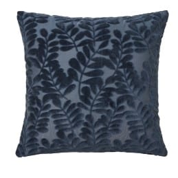 Kissen Blau Yona 45 x 45 cm weiches dekoratives Sofakissen für Wohnzimmer und Schlafzimmer