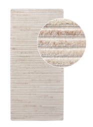 Flurläufer Mango gestreift in den Maßen 180x80 cm mit modernem Streifenmuster