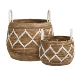 Kleiner brauner Korb Altea aus natürlichem Material ideal zur Aufbewahrung und Dekoration