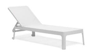 Nardi Lettino Plano Sonnenliege weiß weiß wetterfest modern Kunststoff