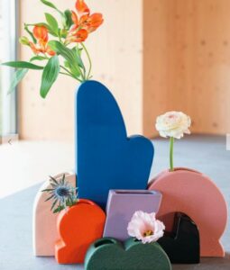 Vasen-Set Ensemble 7-teilig verschiedene Größen und Formen modernes Design stilvolle Wohnraumdekoration