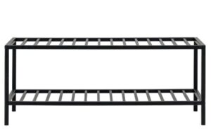 Schuhregal VITA Maße 79 x 34 x 32 cm modernes Schuhaufbewahrungssystem aus Holz