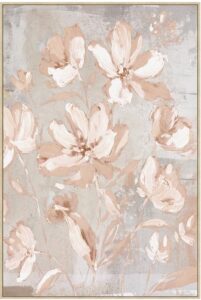 Bild Crown 347 Blumenmotiv dekoratives Wandbild 83 x 112 cm