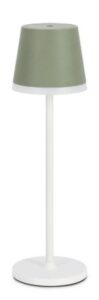 Tischleuchte LED Nyke in grün modernes Design energiesparend dimmbar