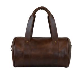 Rindsleder Weekender Duffle Tasche aus robustem Leder für Reisen und Freizeit