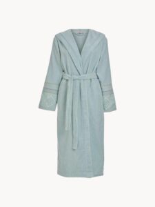 Baumwoll-Damen-Bademantel weich und saugfähig für Komfort nach dem Duschen