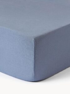 Spannbettlaken aus Leinen in Größe 160 x 200 x 25 cm für Matratzen
