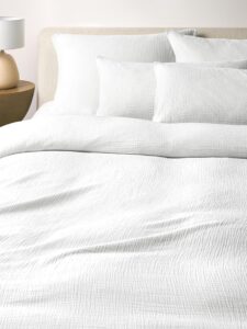 Bettwäscheset 3-teilig 155x220 cm Bettbezug 80x80 cm Kissenbezug 40x80 cm hochwertig und gemütlich