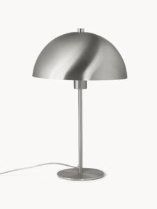 Tischlampe Matilda Silber mit elegantem Design und warmem Licht für stilvolle Wohnräume