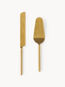 Tortenheber und Messer 2er-Set für Kuchen und Torten ideal zum Servieren und Schneiden