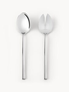 Hochglanzpoliertes Salatbesteck Shine aus Edelstahl mit elegantem Design für stilvolle Tischdekoration