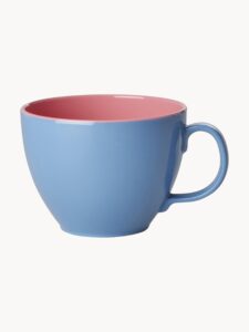 XL-Tasse Dove aus robustem Melamin, große Kaffeetasse in modernem Design