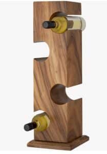 Weinregal ELLION modernes Design aus Metall und Holz für Weinflaschenaufbewahrung