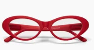 Okkia Lesebrillen Lina OK039RD rot Damen Lesebrille mit +1.50 Dioptrien