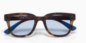 Okkia Sonnenbrille Giovanni OK012-CH stylische Herren-Sonnenbrille mit schwarzem Rahmen und UV-Schutz