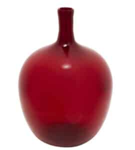 Vase Rot Höhe 60 cm aus Keramik modernes Design elegantes Dekor Wohnzimmerzimmer