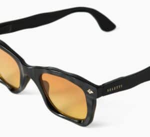 Seletti Sonnenbrille DAKOTA OKS02-BY stylische gelbe ovale Damen- und Herrenbrille mit UV-Schutz