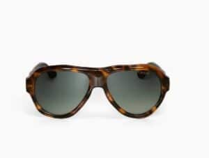 Seletti Sonnenbrille FLORIDA OKS04-CHG modische unisex Sonnenbrille mit dunklen Gläsern und schwarzem Rahmen