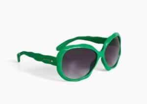 Seletti Sonnenbrille CALIFORNIA OKS05-GR mit grünem Rahmen und UV-Schutz, stylische Designer-Sonnenbrille für Damen und Herren