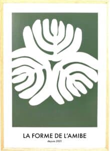 gerahmtes Bild Scafati modernes Kunstwerk mit schwarzem Rahmen stilvolles Wanddekor