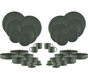 Geschirr-Set Björn 36-teilig für 4 Personen modernes Design hochwertiges Porzellan Geschirrservice spülmaschinenfest