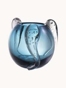 Vase Sianluca modernes Design aus Keramik in elegantem Weiß