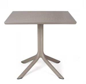 Nardi Clip Bistro Gartentisch 80 x 80 cm aus wetterfestem Torotra Material